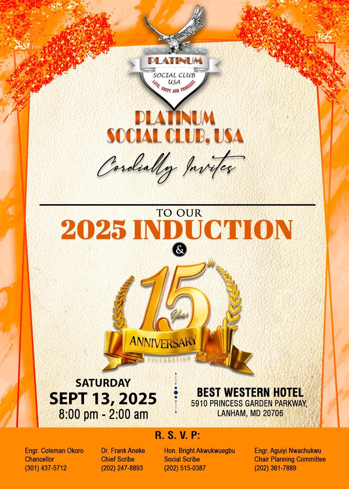 2025 Induction Ceremony & 15th Anniversary